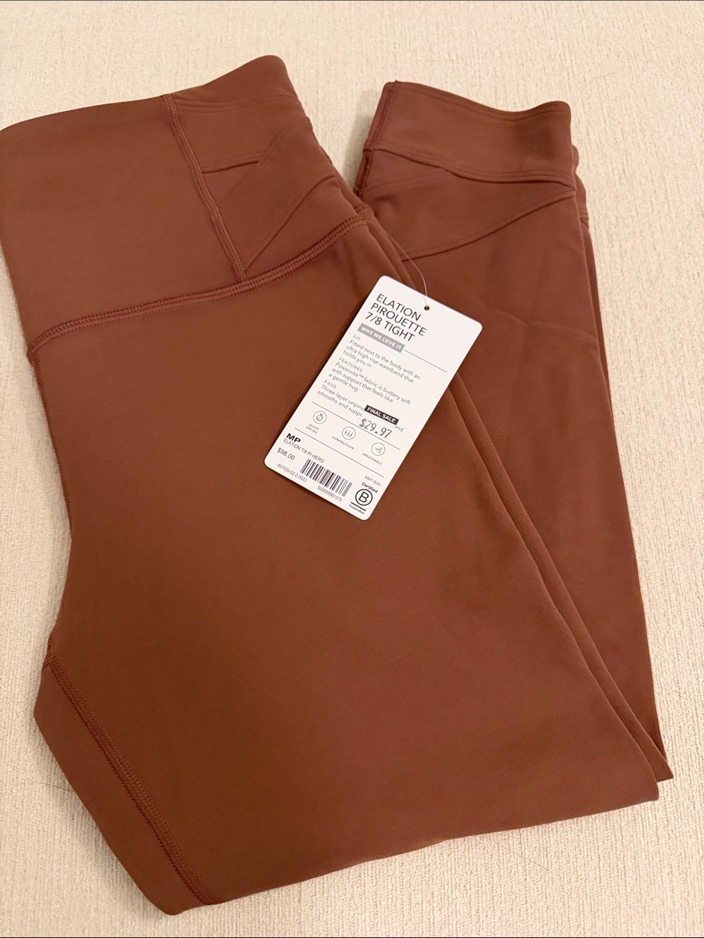 Elation Pirouette 7/8 Tight Leggings